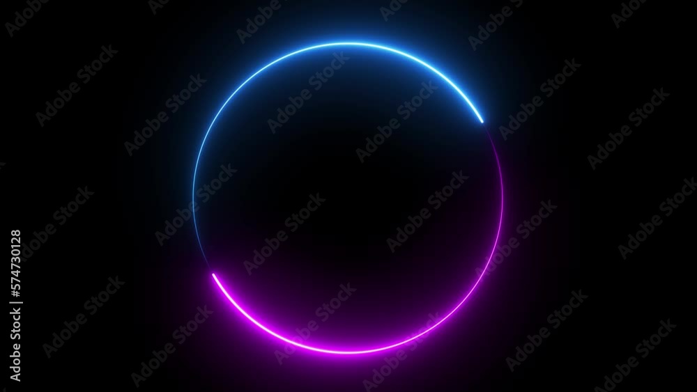 Abstract neon light with neon circle background. Shine ring. Halo around Abstract neon light with neon circle background. Shine ring. Halo around