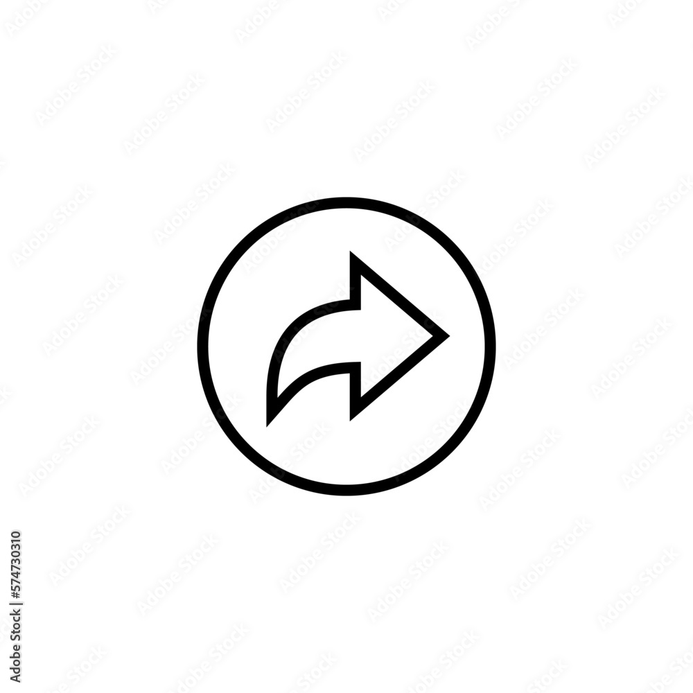 Undo redo vector isolated on white background Undo redo vector isolated on white background
