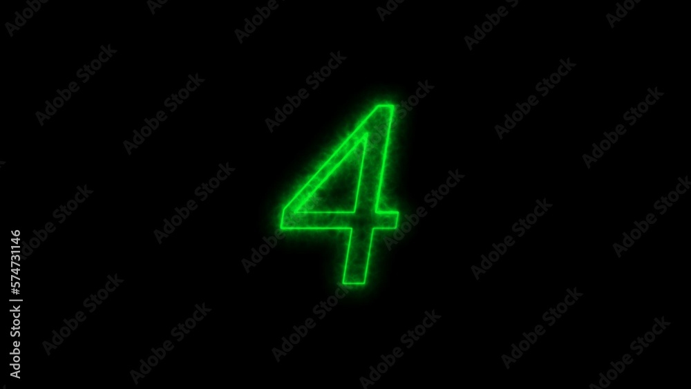 abstract beautiful number illustration background 