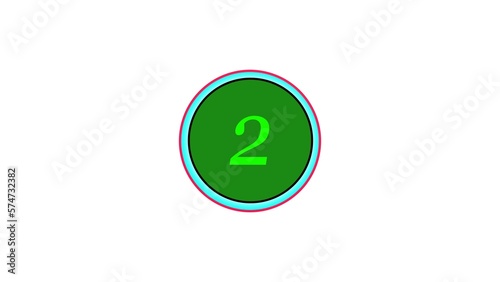 Free Download abstract beautiful number illustration background  - GFXLoad