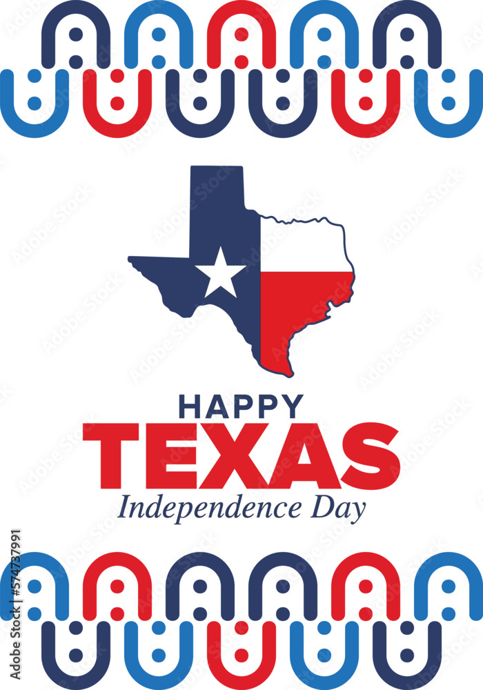 Texas Independence Day. Freedom holiday in Unites States, celebrated annual in March. Lone star flag. Texas flag. Patriotic sign and elements. Poster, card, banner and background. Vector illustration Texas Independence Day. Freedom holiday in Unites States, celebrated annual in March. Lone star flag. Texas flag. Patriotic sign and elements. Poster, card, banner and background. Vector illustration