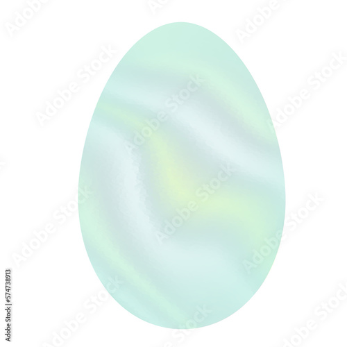 easter egg with pastel rainbow color colorful decoration green
