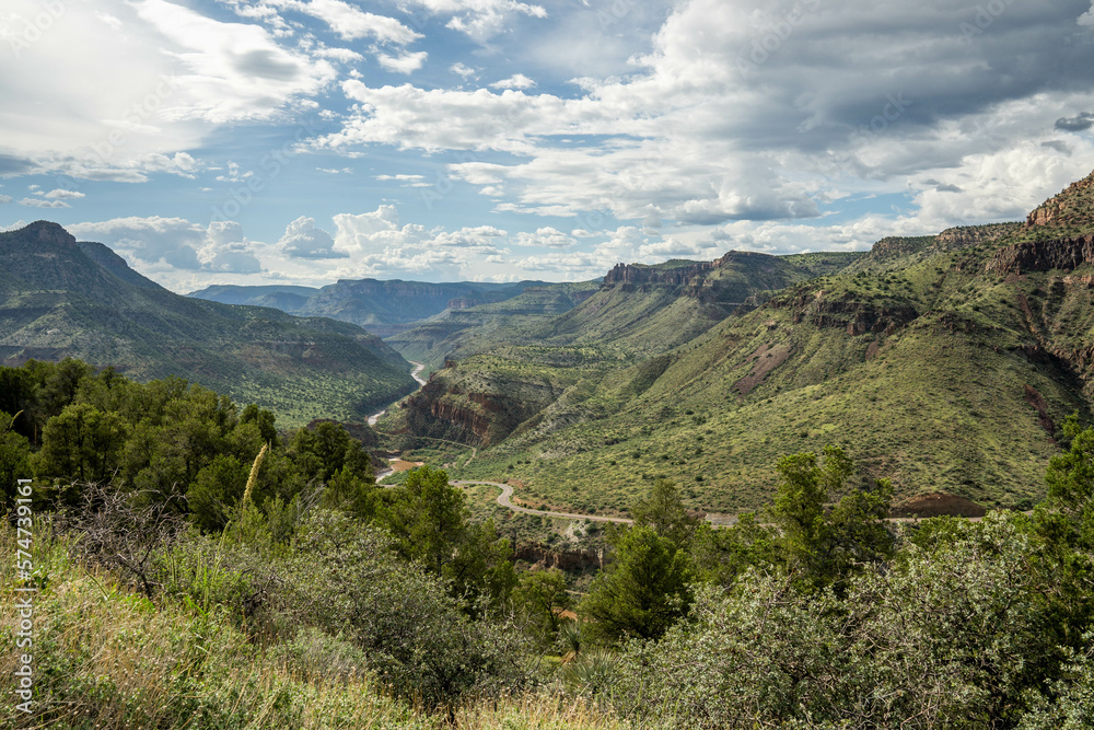 Naklejka premium Salt River Canyon in Arizona, USA