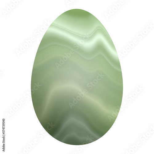abstract easter egg marble paint color holographic artistic metallic green