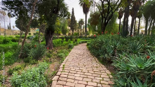 Jnan Sbil garden in the old town of Fez, Morocco photo
