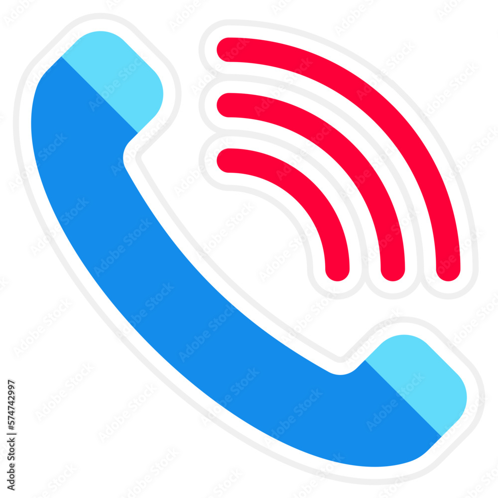 Call Sticker Icon Call Sticker Icon