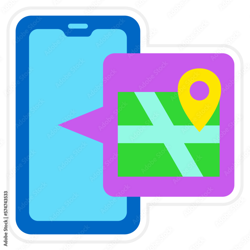 Map Sticker Icon