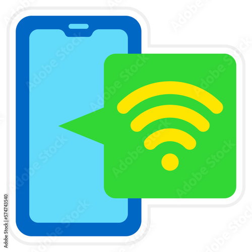 Wifi Sticker Icon