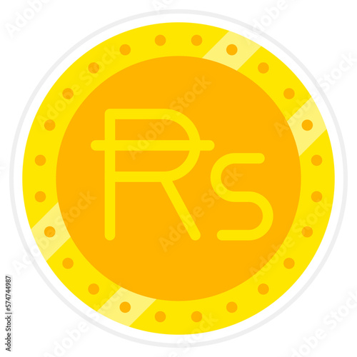 Rupee Sticker Icon