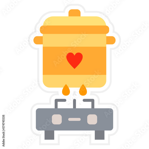 Cooking Sticker Icon