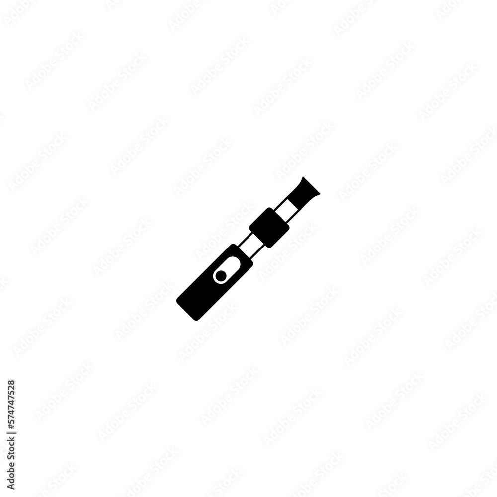 Electronic cigarette icon isolated on white background Electronic cigarette icon isolated on white background