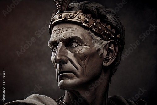 Fotografiet Roman Emperor Gaius Julius Caesar