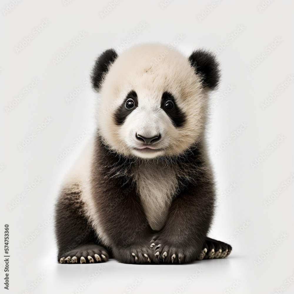 Fototapeta premium baby panda bear