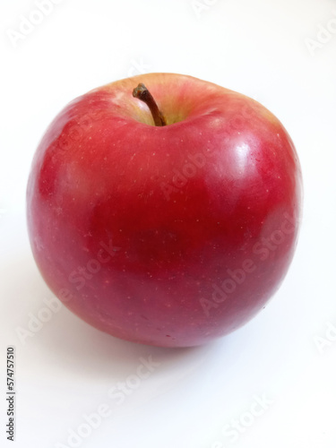 red apple isolated on white background 