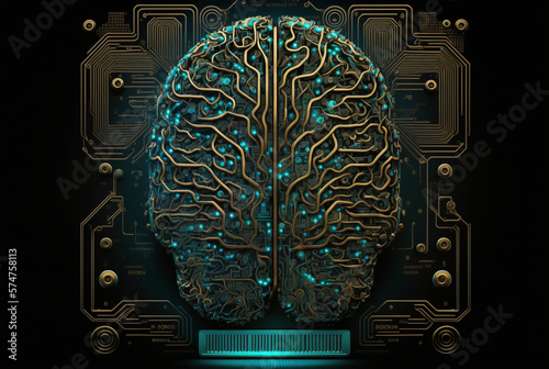 abstract brain a circuit bo...