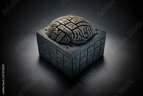 abstract brain a circuit bo...