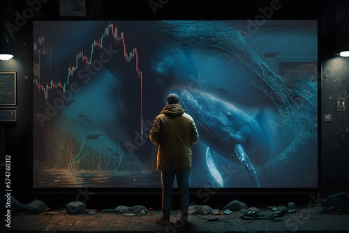 whale waiting for investors , Money Management Techniques, Bull and Bear Markets, High Frequency Trading Strategies, smart money, generative ai