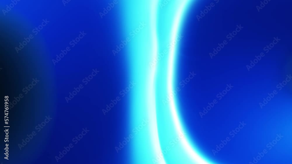 Slow motion lines bright blue and a bright light at the edge on a royal blue background Slow motion lines bright blue and a bright light at the edge on a royal blue background