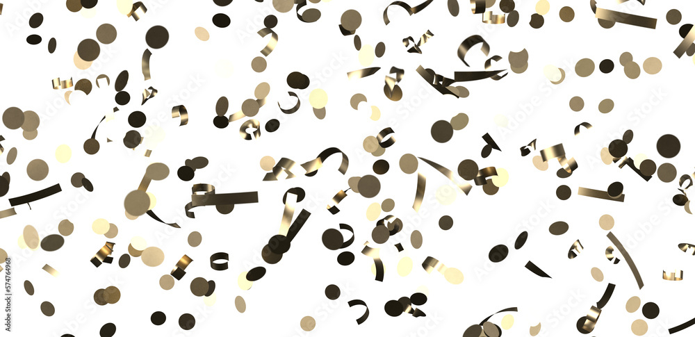 Glittering golden confetti png. Glittering golden