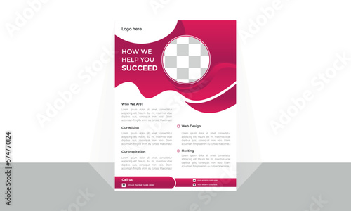 modern professional business flyer design vector file