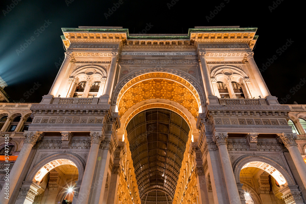 The Galleria Vittorio Emanuele II, Milan, Lombardy, Italy