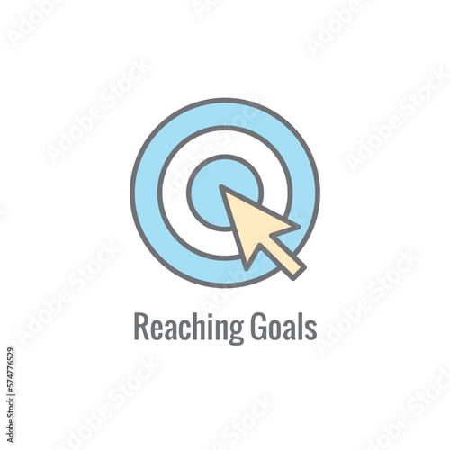 Core Values icon with value driven icon describing part of core values