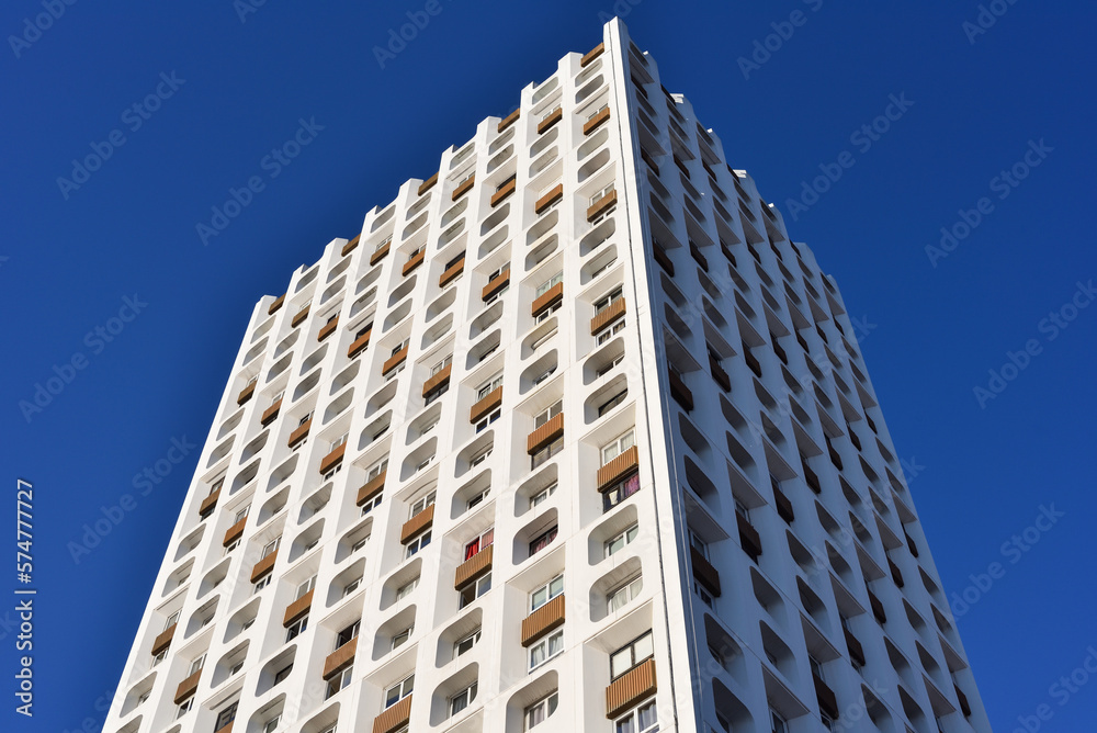 High Rise Apartment Buildings in 11th Arrondissement, Paris, France