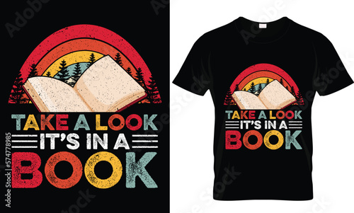 Reading T Shirt Design,  book vintage t-shirt design, book t-shirt design, Book t-shirt design, Vintage book t-shirt design vector, Typography book t-shirt design, Best book reading.