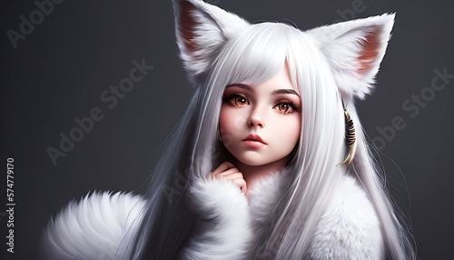 Cute fox girl