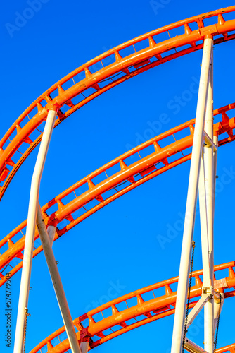 typical tracks of a rollercoaster