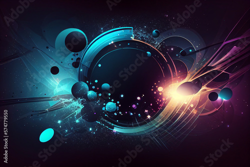 abstract cyber space backgr...