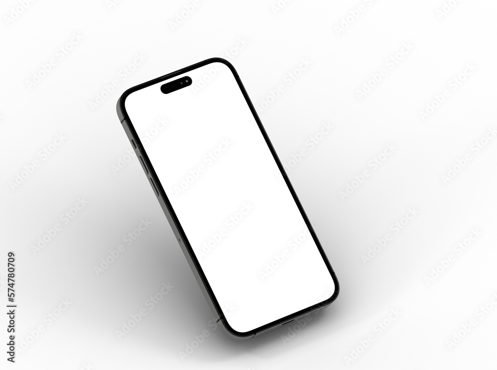 realistic smartphone template mockup for user experience presentation