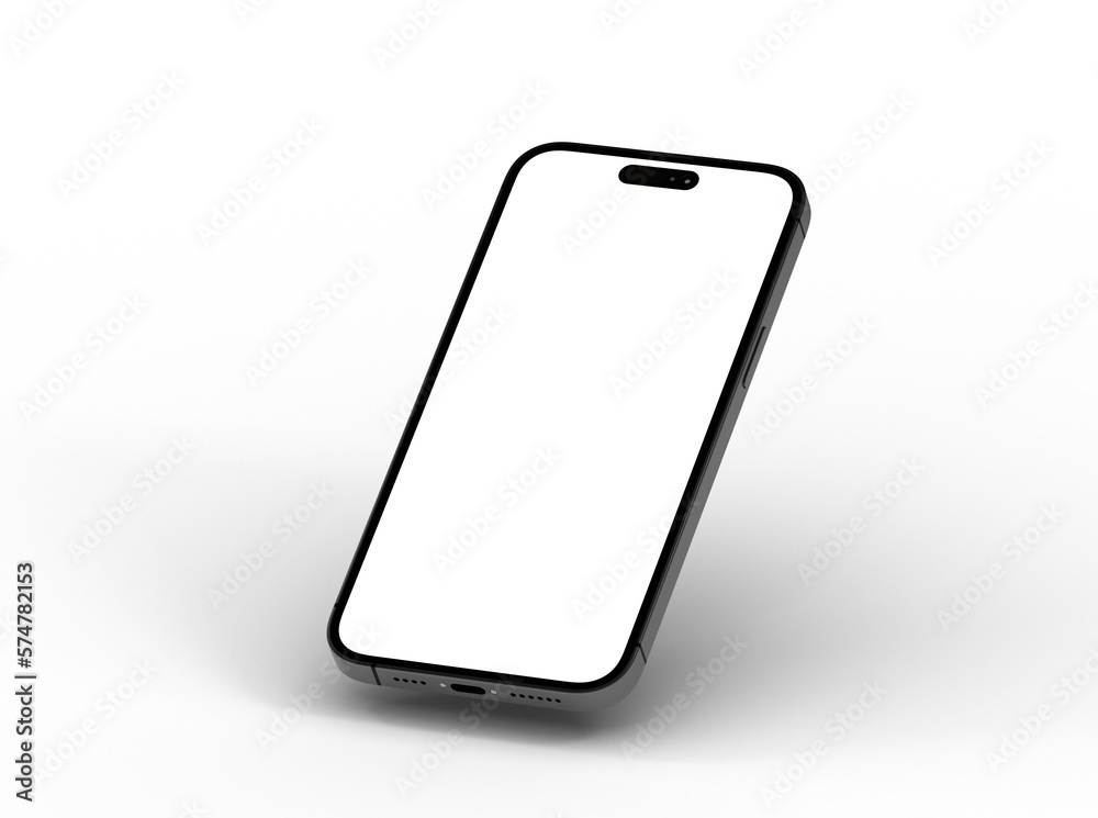 Mock up of smartphone - 3d rendering Mock up of smartphone - 3d rendering