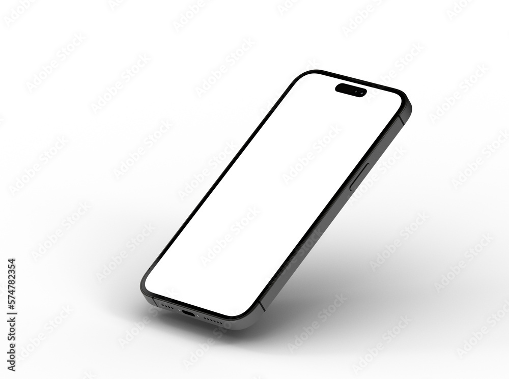 Mock up of smartphone - 3d rendering