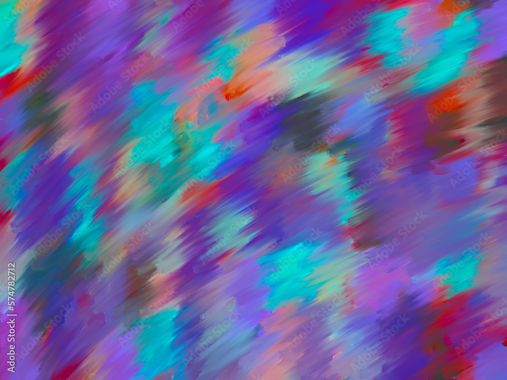 Abstract Pastel Background with Big Brush Strokes