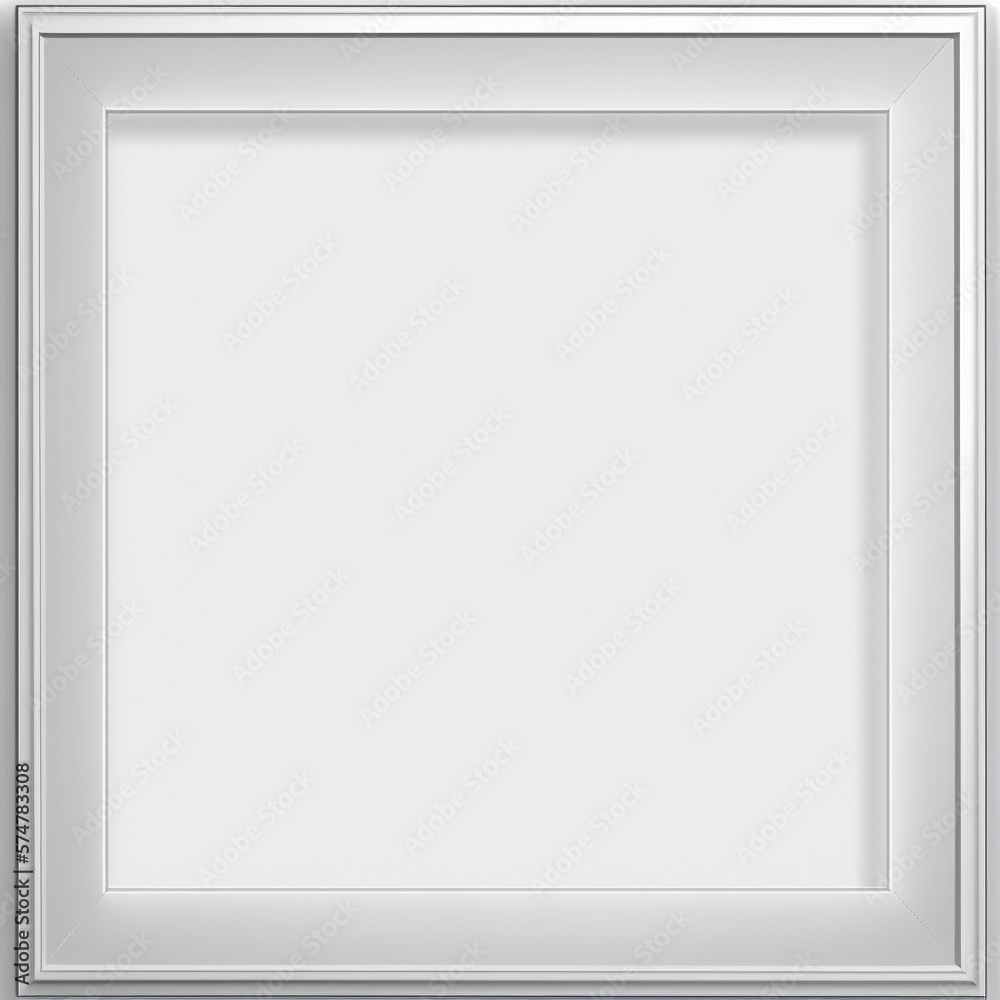 Modren white frame mockup, created with generative AI Modren white frame mockup, created with generative AI