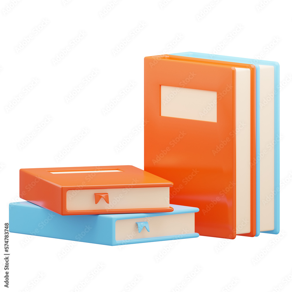 3D rendering education school icon 3D rendering education school icon