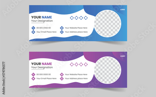 The Best Corporate Email Signature Design Template. For art Email Signature template design, list, and front page.Business brochure flyer design layout template with background, vector eps10,