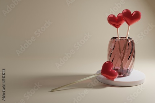 Vase en verre