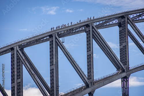 Climbing Sydney Harbour Bridge, Sydney, Australia