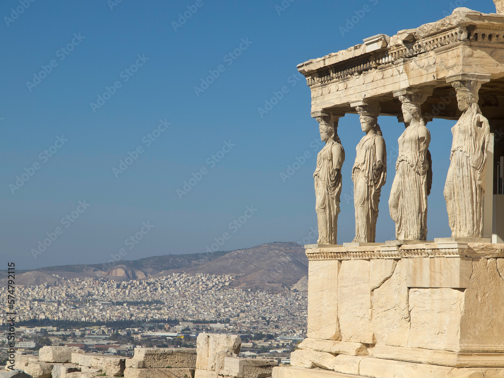 Obraz premium Athen und die Akropolis in Griechenland
