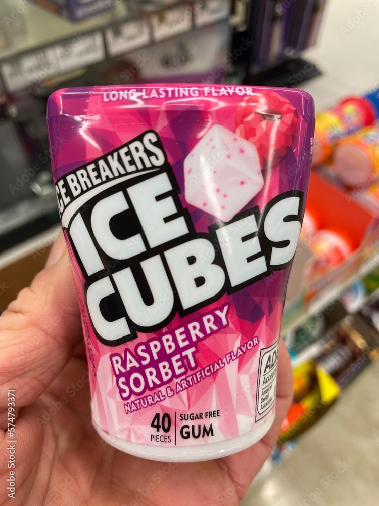 Grocery store Icebreakers ice cube gum Stock Photo Adobe Stock
