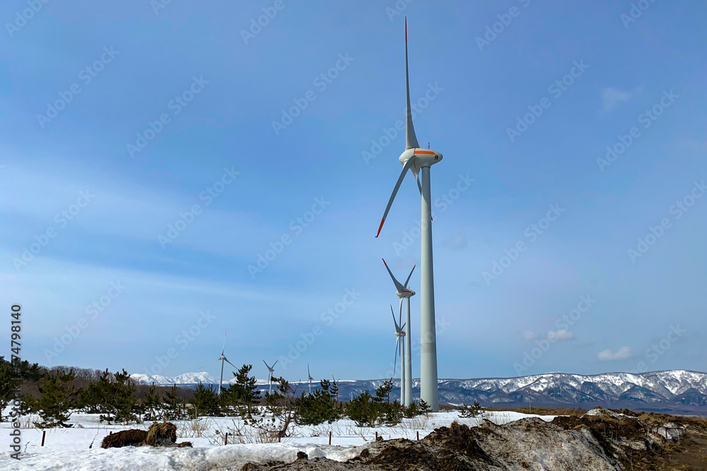 風太風力発電所（北海道寿都郡） StockFoto Adobe Stock