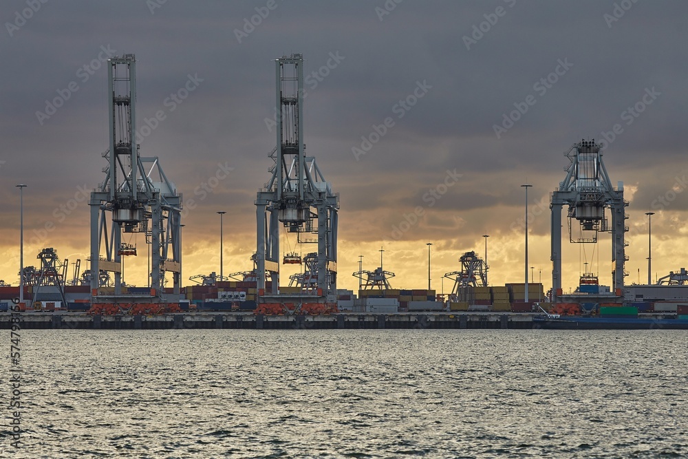 Container Dock in Rotterdam