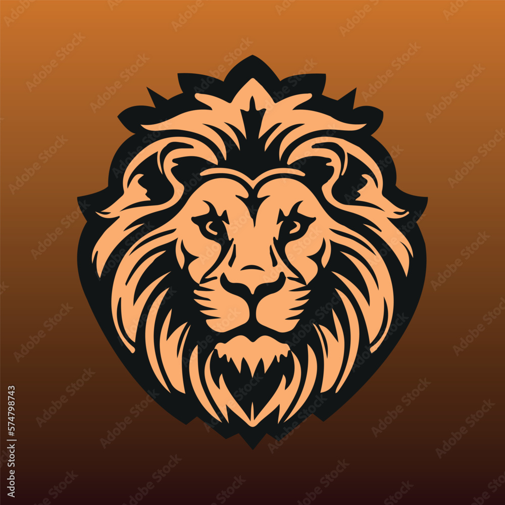 Lion face mascot vector illustration Lion face mascot vector illustration