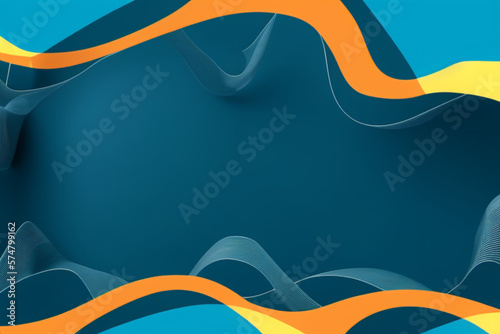 abstract blue background with waves