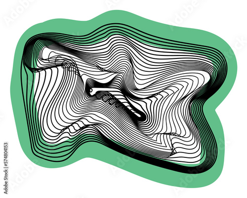 Green Spirograph