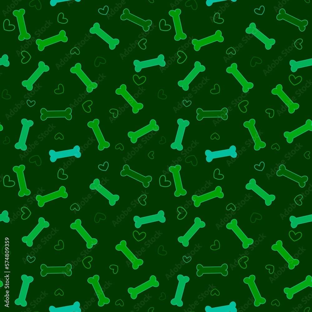Cartoon animals seamless bones and dog pattern for wrapping paper and fabrics and linens and kids clothes Cartoon animals seamless bones and dog pattern for wrapping paper and fabrics and linens and kids clothes