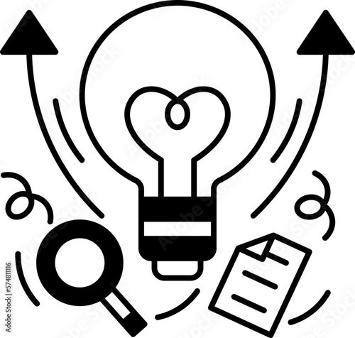 analytical  icon