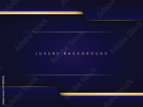 luxury royal blue and golden abstract background